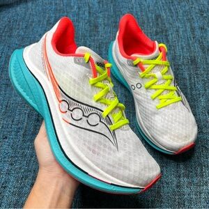 Saucony Endorphin Speed 5 Running Shoes in White Mutant Men's Size 8.5 Sneakers